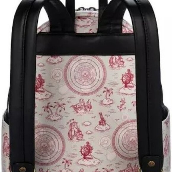 Loungefly Disney Parks Pirates Of The Caribbean Glow Mini Backpack NWT - Picture 2 of 4